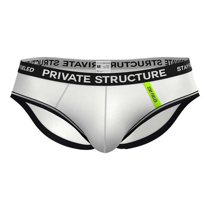 Private Structure กางเกงชั้นในชาย รุ่น Essence Odyssey Low Waist Brief - White [4567]