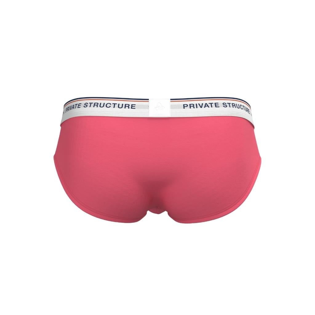 [SPECIAL PRICE] Private Structure กางเกงชั้นในชาย รุ่น  CHUMM! Mid Waist Brief - ฺBright Peach [4630]