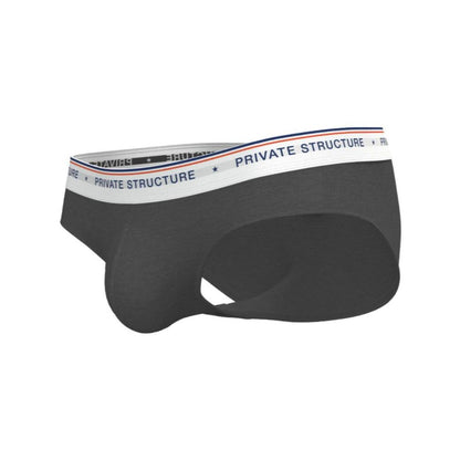 [SPECIAL OFFER] Private Structure กางเกงชั้นในชาย รุ่น  CHUMM! Mid Waist Brief - Elusive Grey [4630]