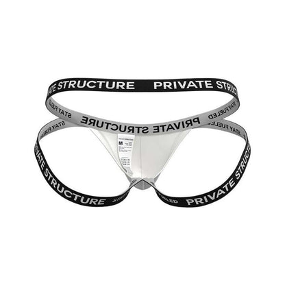Private Structure กางเกงชั้นในชาย รุ่น  Essence Odyssey Jockstrap - White [4569]