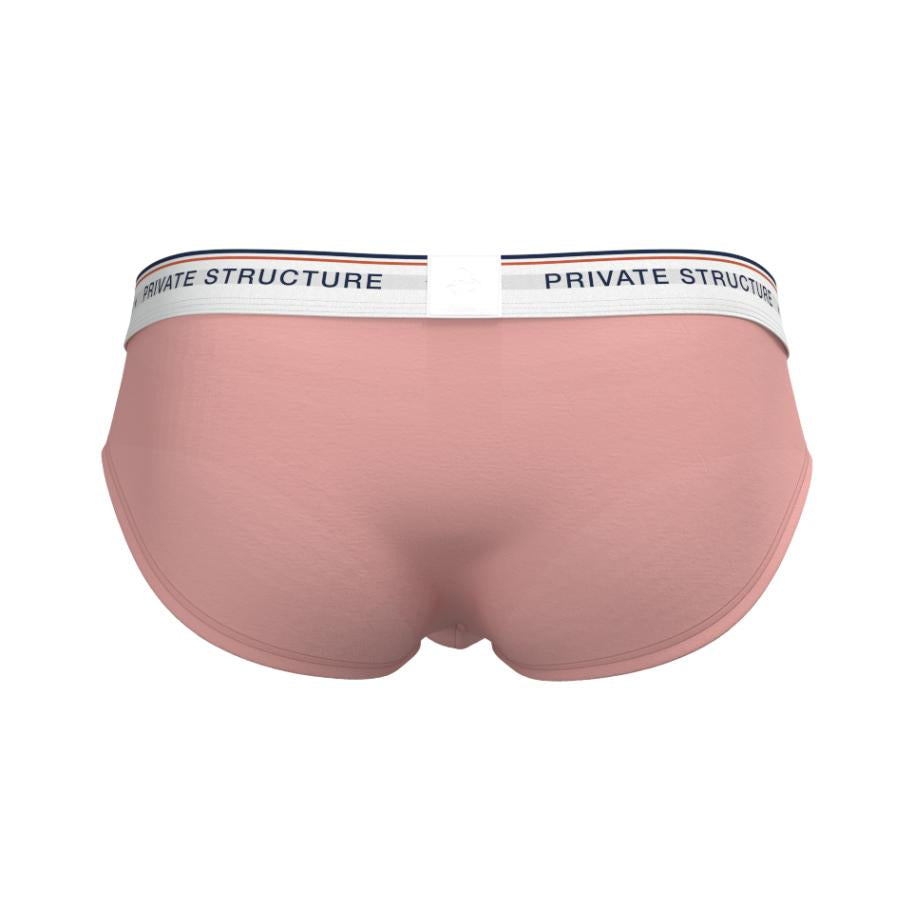 [SPECIAL OFFER] Private Structure กางเกงชั้นในชาย รุ่น  CHUMM! Mid Waist Brief - Muave Pink [4630]