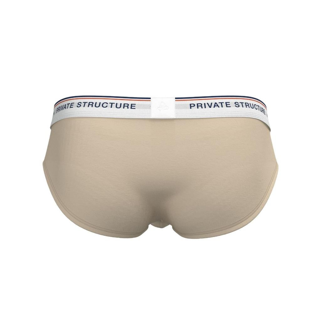 [SPECIAL OFFER] Private Structure กางเกงชั้นในชาย รุ่น  CHUMM! Mid Waist Brief - Dune Beige [4630]