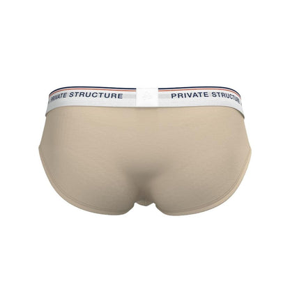 [SPECIAL OFFER] Private Structure กางเกงชั้นในชาย รุ่น  CHUMM! Mid Waist Brief - Dune Beige [4630]