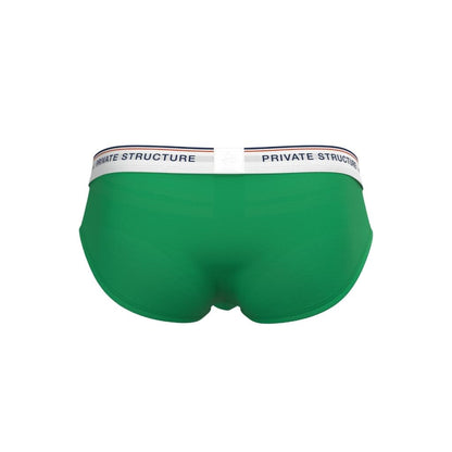 [SPECIAL PRICE] Private Structure กางเกงชั้นในชาย รุ่น  CHUMM! Mid Waist Brief - Jelly Green [4630]