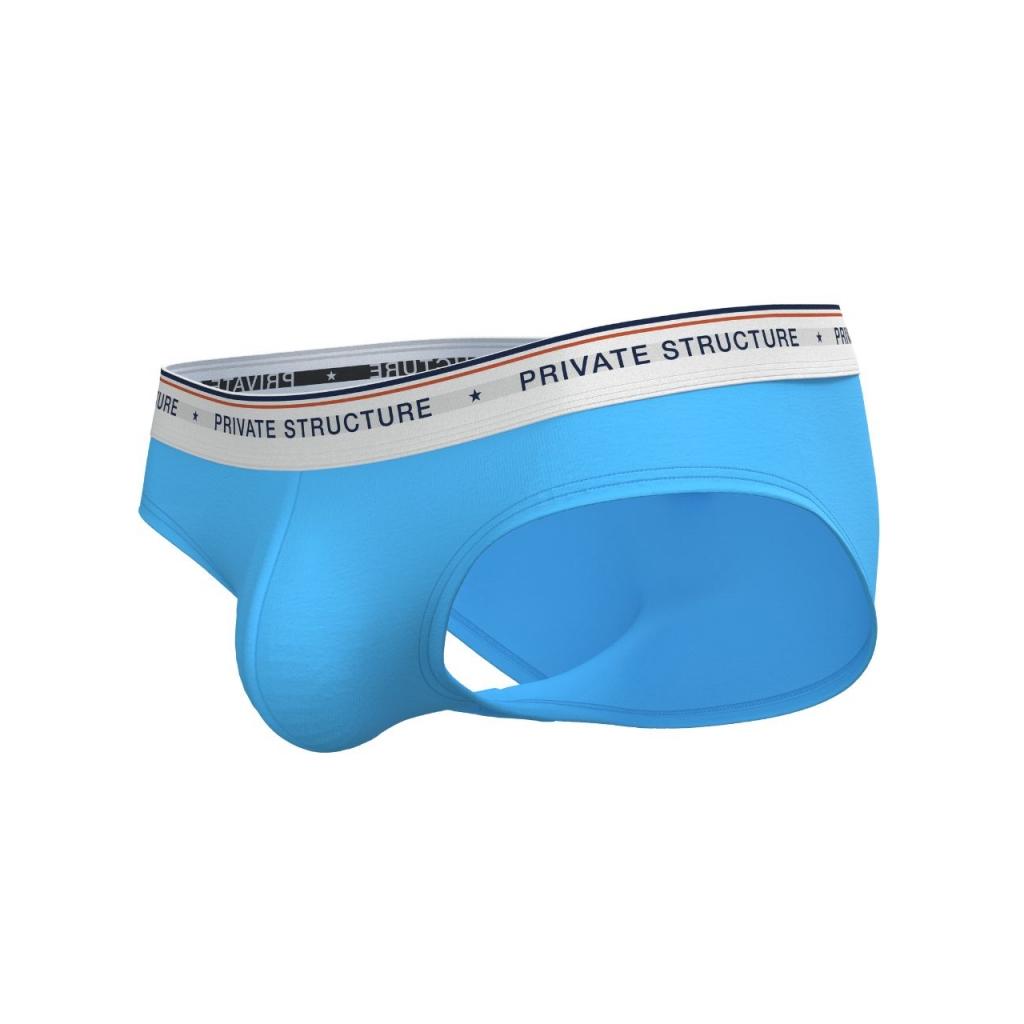 [SPECIAL PRICE] Private Structure กางเกงชั้นในชาย รุ่น  CHUMM! Mid Waist Brief - River Blue [4630]
