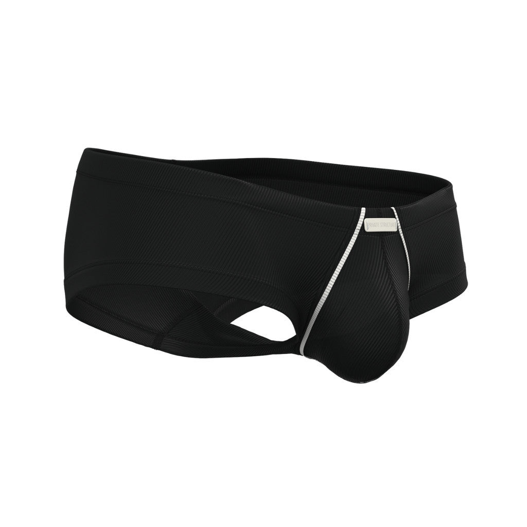 [NEW] Private Structure กางเกงชั้นในชาย รุ่น Raw Hipster – Smoke Black [4815]