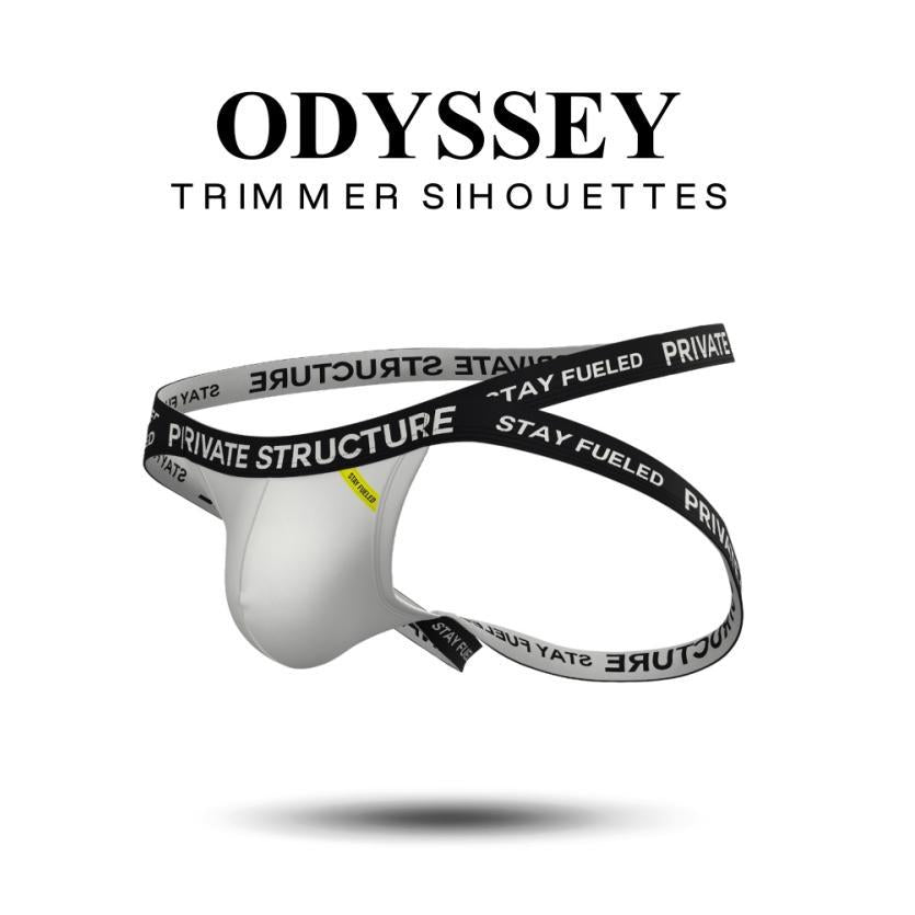 Private Structure กางเกงชั้นในชาย รุ่น  Essence Odyssey Jockstrap - White [4569]