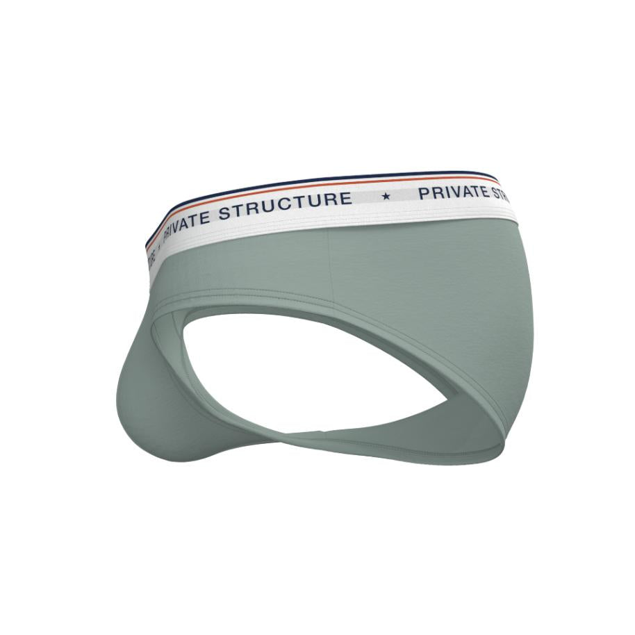 [SPECIAL OFFER] Private Structure กางเกงชั้นในชาย รุ่น  CHUMM! Mid Waist Brief - Artichoke Green [4630]