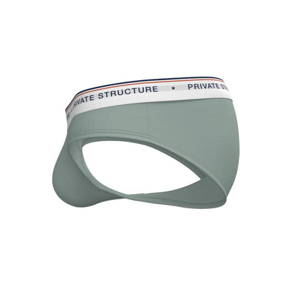 [SPECIAL OFFER] Private Structure กางเกงชั้นในชาย รุ่น  CHUMM! Mid Waist Brief - Artichoke Green [4630]