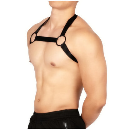 Private Structure สายรัดหน้าอกผู้ชาย รุ่น Body Harness 2.5 - Black [4611]
