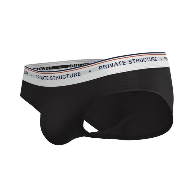 [SPECIAL OFFER] Private Structure กางเกงชั้นในชาย รุ่น CHUMM! Mid Waist Brief - Ethereal Black [4630]