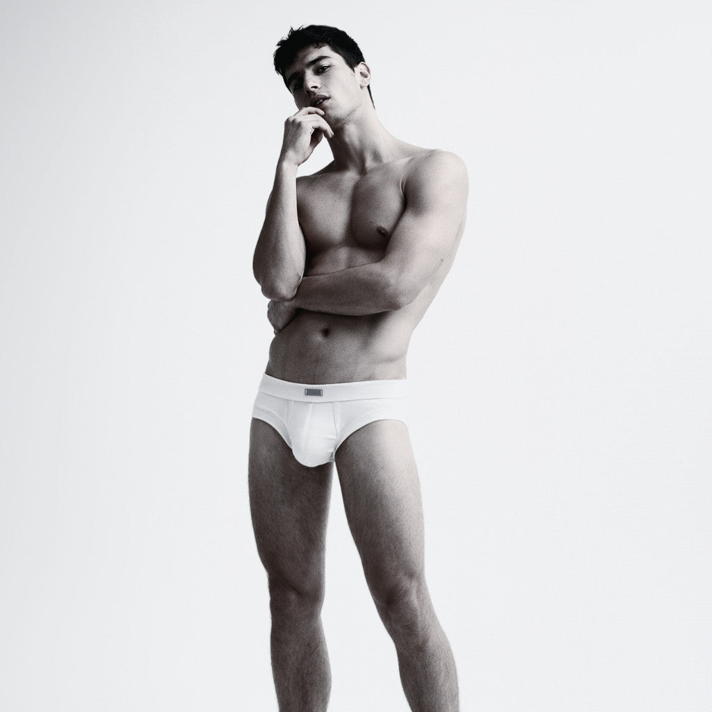 [NEW] Private Structure กางเกงชั้นในชาย รุ่น AURA-Modal Blended Brief – Egret White [4808]
