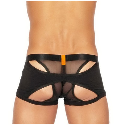 Private Structure กางเกงชั้นในชาย รุ่น Alpha Low Waist Harness Trunk - Shades of Black [4415]