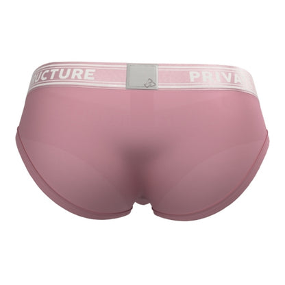 Private Structure กางเกงชั้นในชาย รุ่น Viscose From Bamboo Mid Waist Brief - Smoke Red [4378]