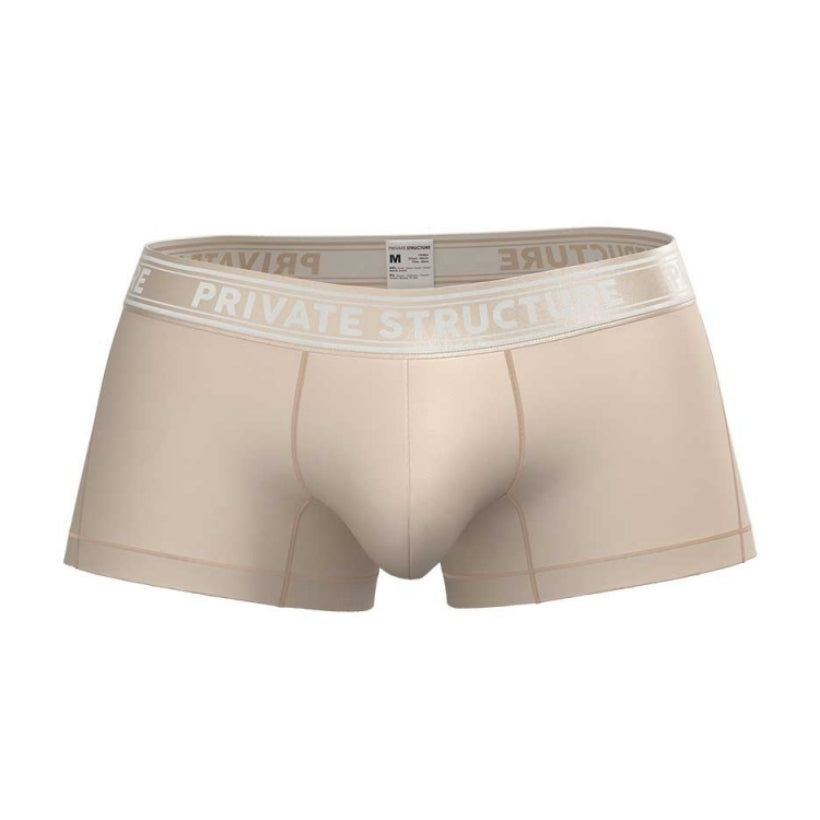Private Structure กางเกงชั้นในชาย รุ่น Viscose From Bamboo Mid Waist Trunk - Bleached Sand [4379]