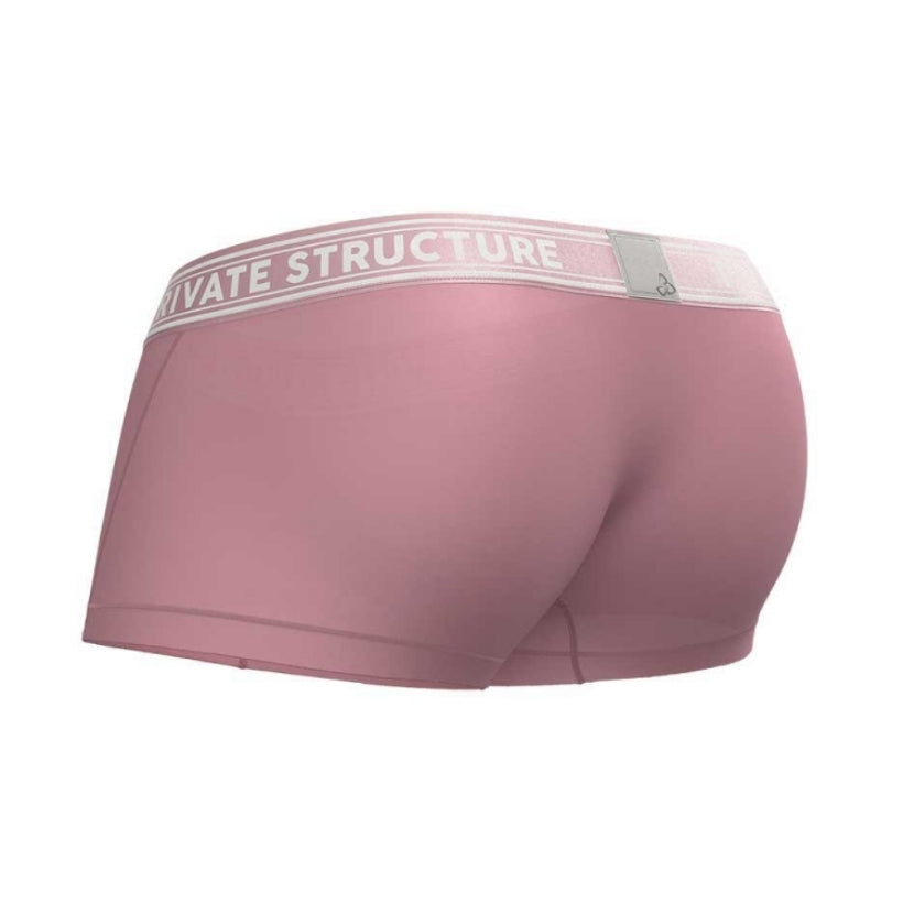 Private Structure กางเกงชั้นในชาย รุ่น Viscose From Bamboo Mid Waist Trunk - Smoke Red [4379]