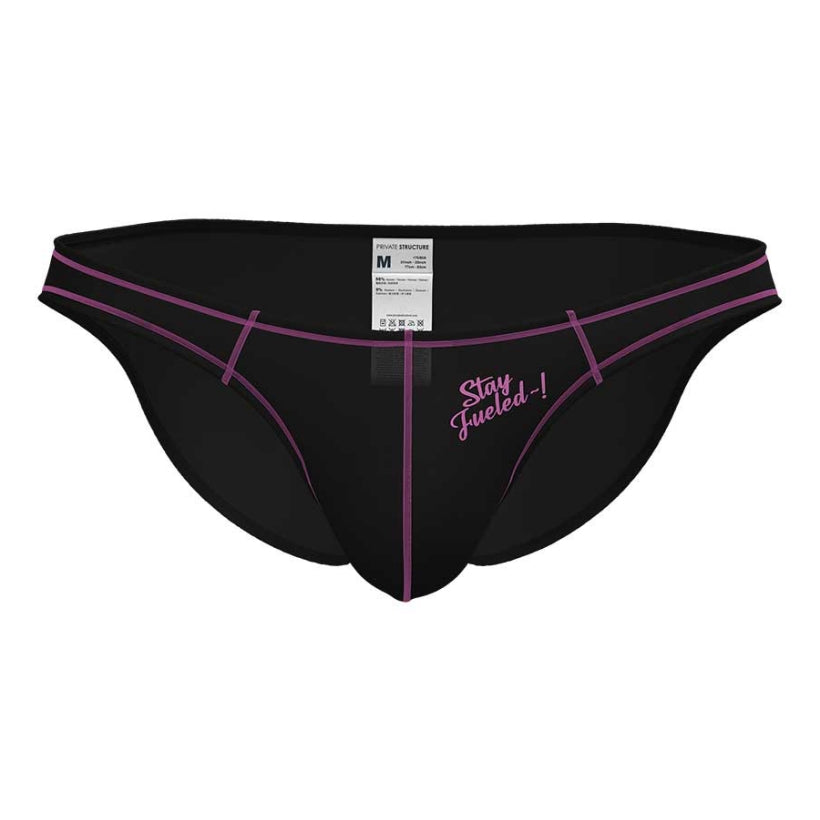 Private Structure กางเกงชั้นในชาย รุ่น PRD Eutopia Bikini Brief - Layback Charcoal [4563]