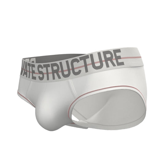 Private Structure กางเกงชั้นในชาย รุ่น MO-lite Brief - Moon White [4104]