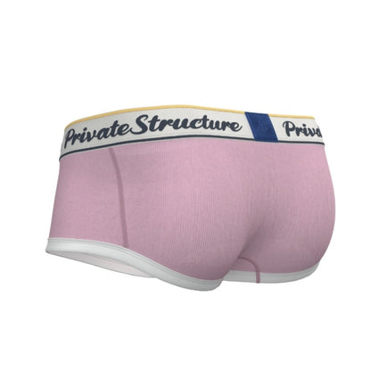 Private Structure กางเกงชั้นในชาย รุ่น Classic Mid Waist Trunk - Finch Pink [4530]