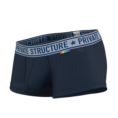 Private Structure กางเกงชั้นในชาย รุ่น PRD Mid Waist Trunk - Dark Navy [4386]