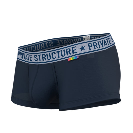 Private Structure กางเกงชั้นในชาย รุ่น PRD Mid Waist Trunk - Dark Navy [4386]