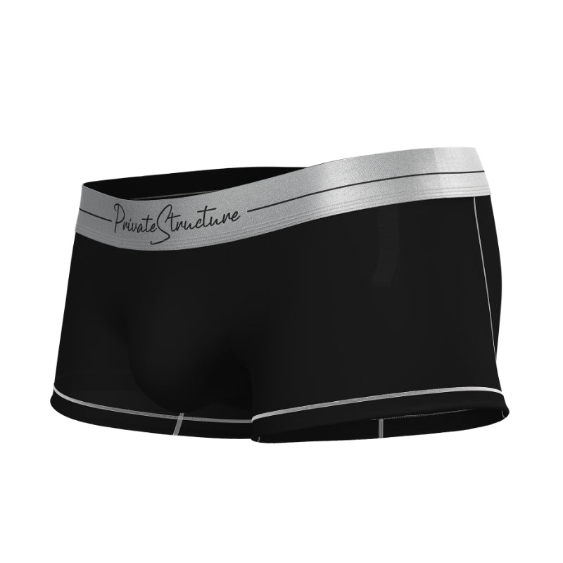 Private Structure กางเกงชั้นในชาย รุ่น Tencel Hipster - White Mix Velvet Black [4382]