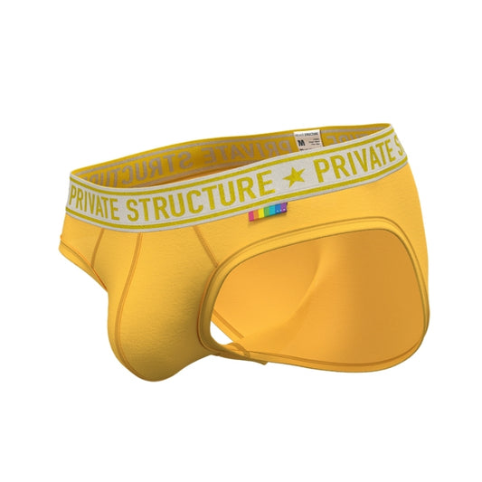 Private Structure กางเกงชั้นในชาย รุ่น PRD Mid Waist Mini Brief - Sunset Yellow [4385]