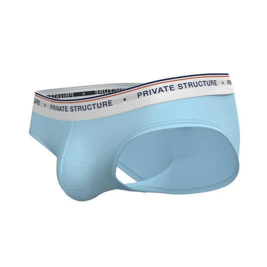 Private Structure กางเกงชั้นในชาย รุ่น  CHUMM! Mid Waist Brief - Tide Blue [4630]