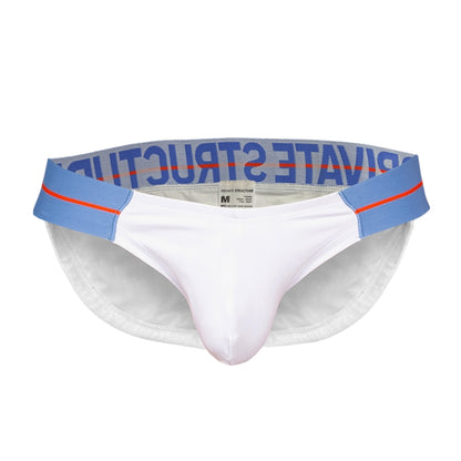 Private Structure กางเกงชั้นในชาย รุ่น MO-Lite Cutaway Brief - Moon White [4571]