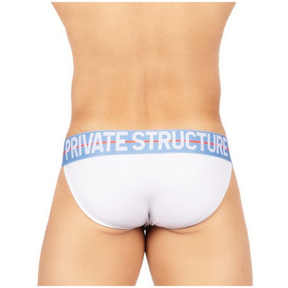Private Structure กางเกงชั้นในชาย รุ่น MO-Lite Cutaway Brief - Moon White [4571]
