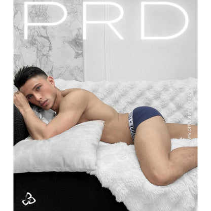 Private Structure กางเกงชั้นในชาย รุ่น PRD Mid Waist Trunk - Dark Navy [4386]