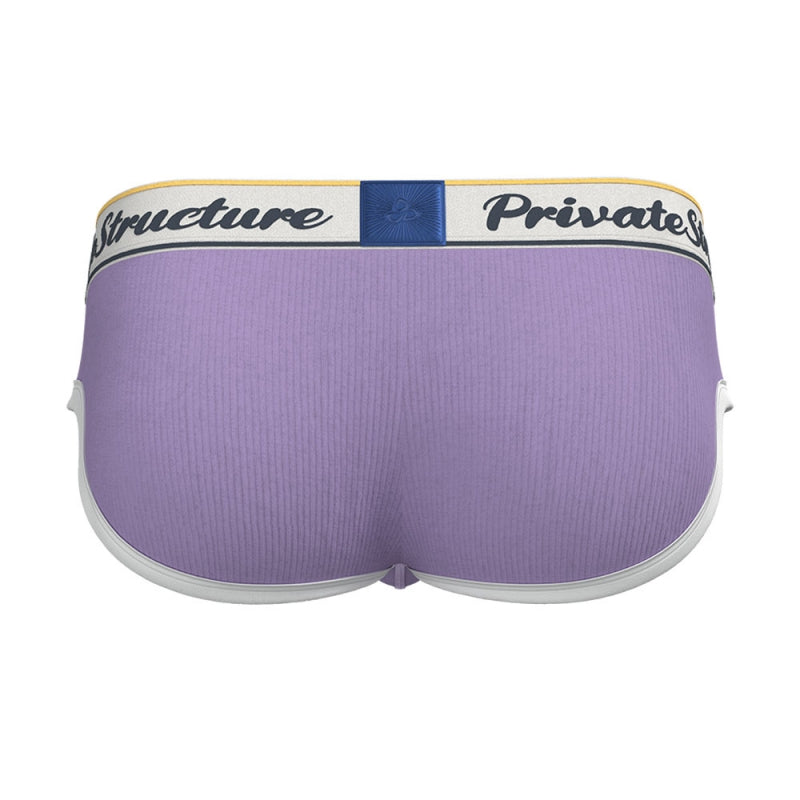 Private Structure กางเกงชั้นในชาย รุ่น Classic Mid Waist Mini Brief - Viola Purple [4529]