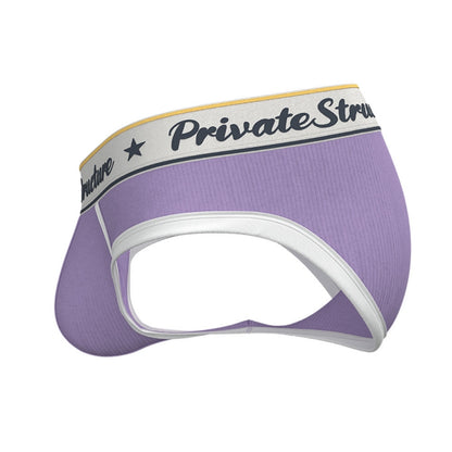 Private Structure กางเกงชั้นในชาย รุ่น Classic Mid Waist Mini Brief - Viola Purple [4529]