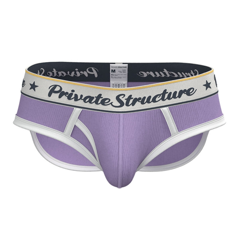 Private Structure กางเกงชั้นในชาย รุ่น Classic Mid Waist Mini Brief - Viola Purple [4529]