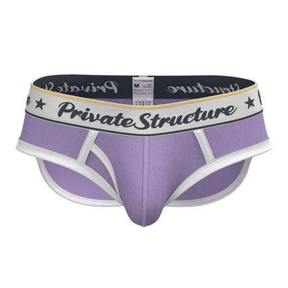 Private Structure กางเกงชั้นในชาย รุ่น Classic Mid Waist Mini Brief - Viola Purple [4529]