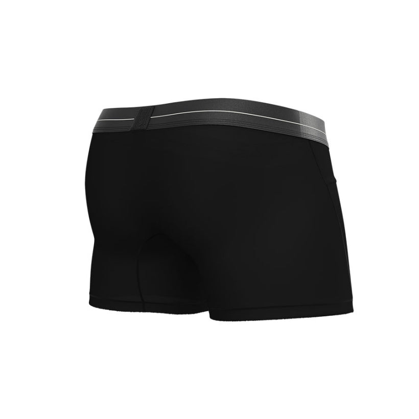 Private Structure กางเกงชั้นในชาย รุ่น Tencel Mid Waist Boxer Brief - Velvet Black [4381]