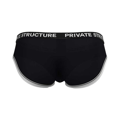 Private Structure กางเกงชั้นในชาย รุ่น Essence Odyssey Low Waist Brief - Black [4567]