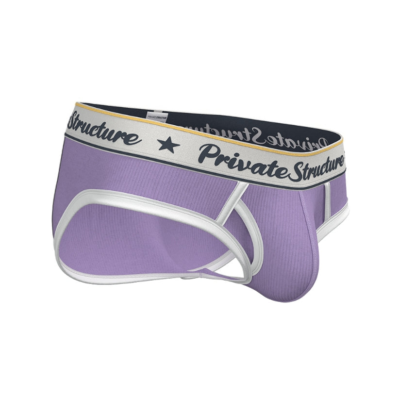 Private Structure กางเกงชั้นในชาย รุ่น Classic Mid Waist Mini Brief - Viola Purple [4529]