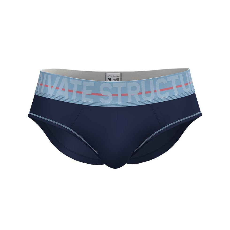 Private Structure กางเกงชั้นในชาย รุ่น MO-Lite Mini Brief - Navy Placid Blue [4104]