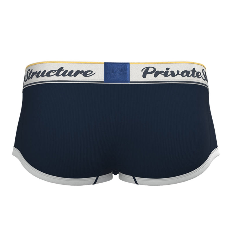 Private Structure กางเกงชั้นในชาย รุ่น  Classic Mid Waist Trunk - Ombre Navy Blue [4530]