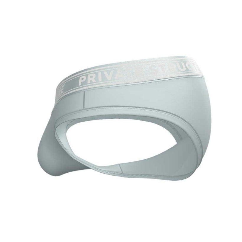 Private Structure กางเกงชั้นในชาย รุ่น Viscose From Bamboo Mid Waist Brief - Frost Blue [4378]
