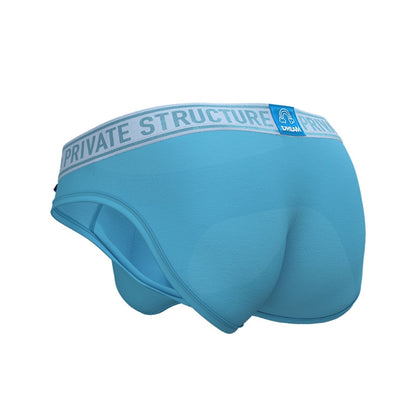 Private Structure กางเกงชั้นในชาย รุ่น PRD Mid Waist Mini Brief - Aquatic Blue [4385]