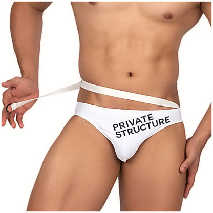 Private Structure กางเกงว่ายนำ้ รุ่น Swimwear Bikini - Cloud White [4584]