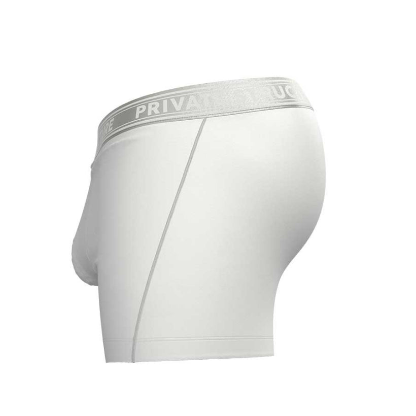 Private Structure กางเกงชั้นในชาย รุ่น Viscose From Bamboo Mid Waist Boxer Brief - Bright White [4380]