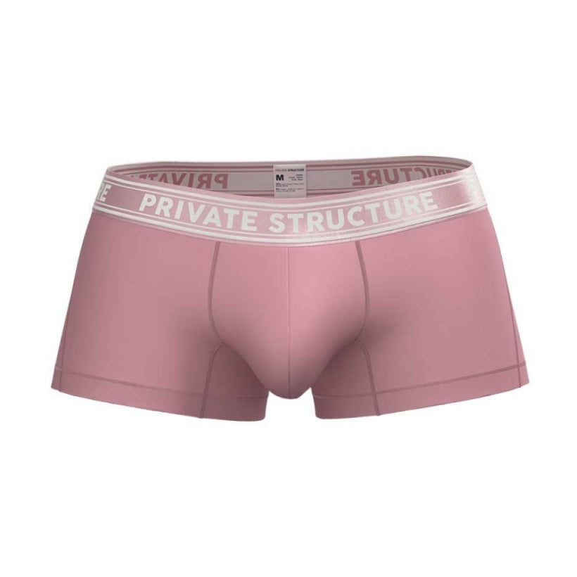 Private Structure กางเกงชั้นในชาย รุ่น Viscose From Bamboo Mid Waist Trunk - Smoke Red [4379]