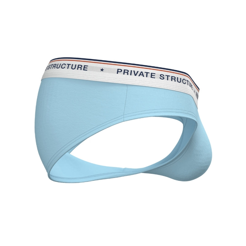Private Structure กางเกงชั้นในชาย รุ่น  CHUMM! Mid Waist Brief - Tide Blue [4630]