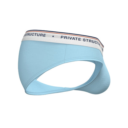 Private Structure กางเกงชั้นในชาย รุ่น  CHUMM! Mid Waist Brief - Tide Blue [4630]