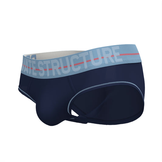 Private Structure กางเกงชั้นในชาย รุ่น MO-Lite Mini Brief - Navy Placid Blue [4104]