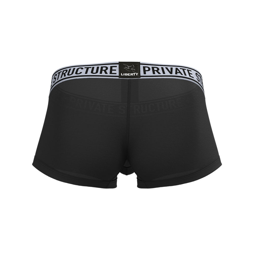 Private Structure กางเกงชั้นในชาย รุ่น PRD Mid Waist Trunk - Phantom Black [4386]