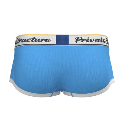 Private Structure กางเกงชั้นในชาย รุ่น Classic Mid Waist Trunk - Scrub-jay Blue [4530]
